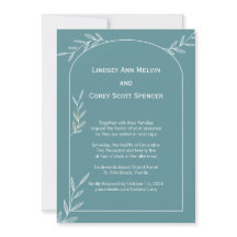Light Blue und Gold Leaf Wedding