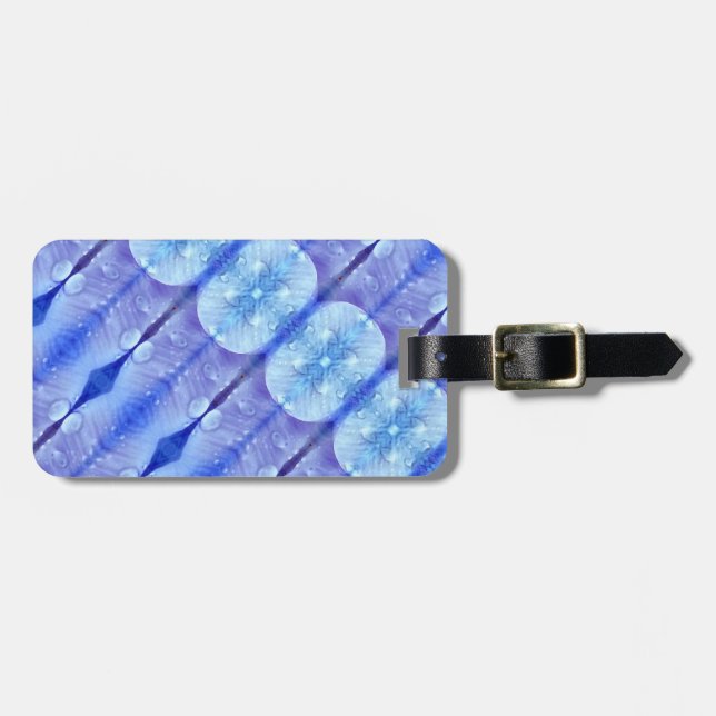 Light Bluesy Recoleta Gepäckanhänger (Vorderseite horizontal)