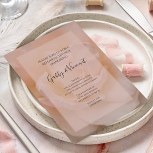 Light Blush Pink Rose Hochzeitstag Probe Dinner Einladung