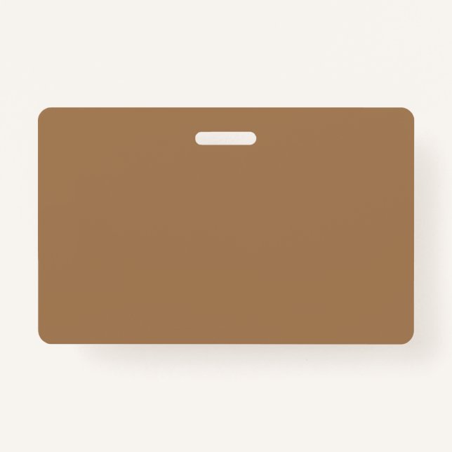 Light Brown #A57C55, Gray Olive Ausweis (Vorderseite)