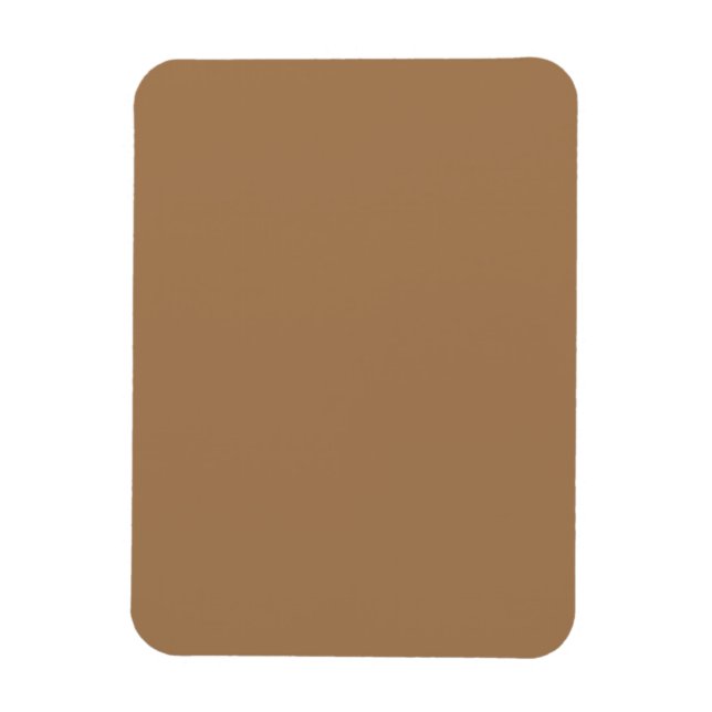 Light Brown #A57C55, Gray Olive Magnet (Vertikal)