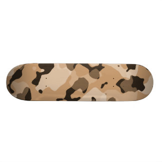 Light Brown Camouflage; Camouflage Skateboard