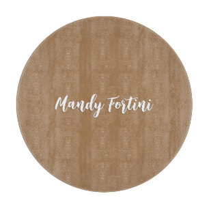 Light Brown Schlicht Elegante Minimalistische Kall Schneidebrett