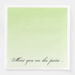 Light Celery Green Patio Serviette