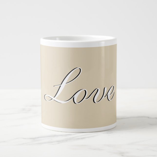 Light Chocolate Liebe Tasse (Vorderseite)