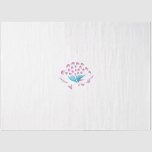 Light Cornflower Blue, Sky Megenta, Girly Seidenpapier