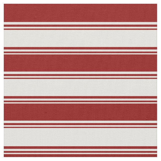 Light Cyan and Dark Red Lined Pattern Stoff (Nahaufnahme)