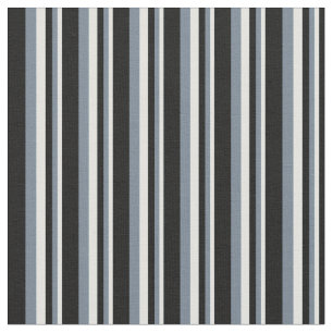 Light Cyan, Slate Grau & Black Lines Stoff