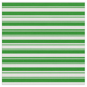 Light Cyan und Green Lined Pattern Stoff