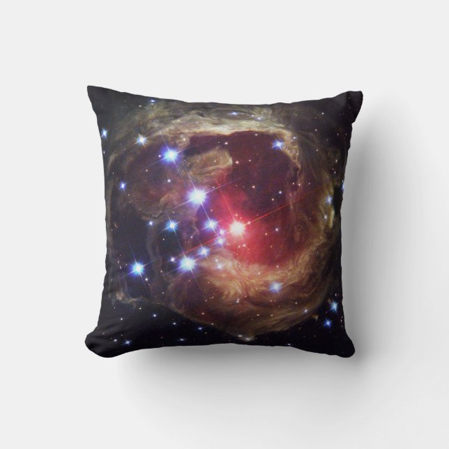 Light Echoes aus Red Supergiant Star V838 Monocer Kissen (Vorderseite)
