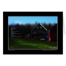 Light Fades on Broadacres Farm Poster, Jefferson,