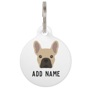 Light Fawn French Bulldog Haustiermarke