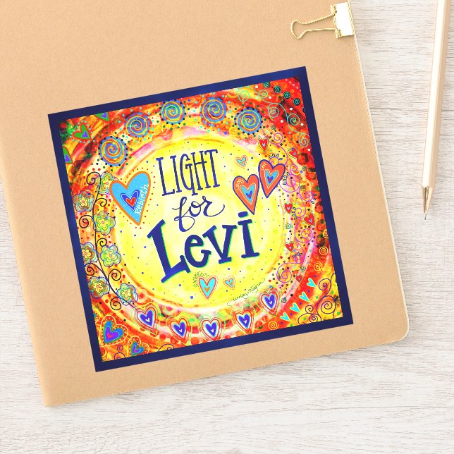 "Light for Levi"-Inspirivity-Aufkleber Aufkleber (Notizbuch)