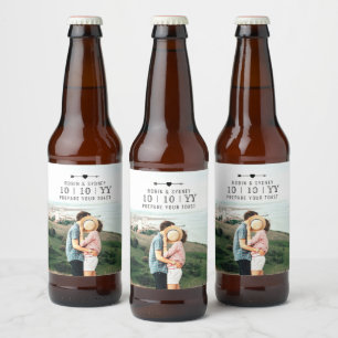 Light Foto   Save The Date   Bier-Etikett Bierflaschenetikett