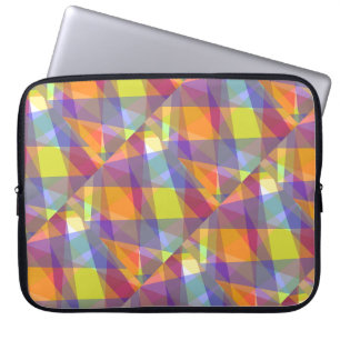 Light Geometric - Laptop-Hülle Laptopschutzhülle