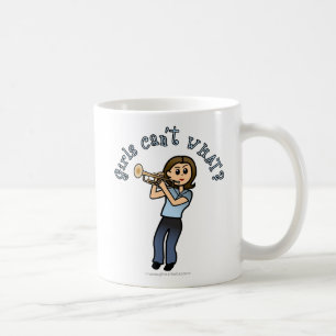 Light Girl Trumpet Player Kaffeetasse