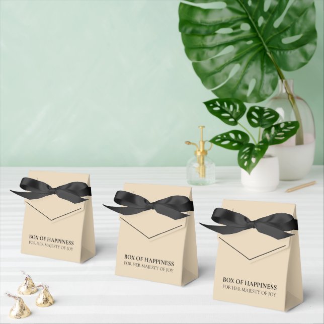 light Gold with Black Text | Royal Elegant Design  Geschenkschachtel (Zahlreiche)