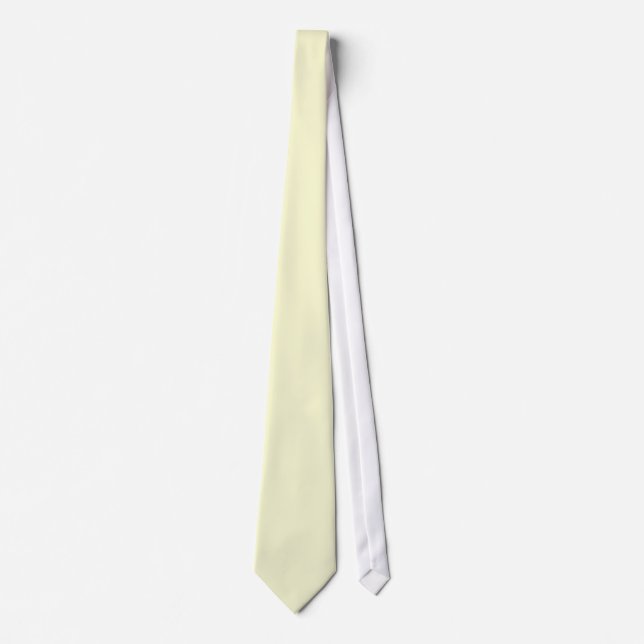 Light Goldenrod Gelb Krawatte (Vorderseite)