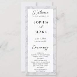 Light Gray Blätter and Foliage Wedage Program
