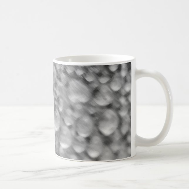 Light Gray Bubbles Tasse (Rechts)