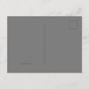 Light Gray #C1C1C1, Kangaroo Ankündigungspostkarte