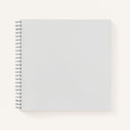Light Gray #E6E6E6 Spiralnotebook Notizbuch