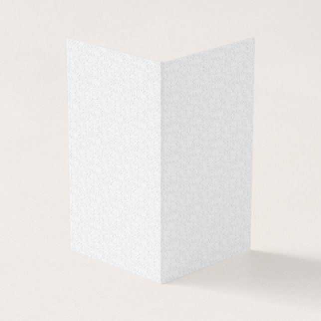 Light Gray Geometric Floral Pattern Visitenkarten (Vorderseite)