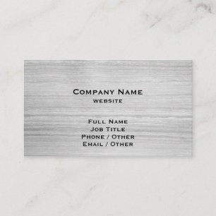 Light Gray Granite Business Card Visitenkarte