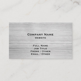 Light Gray Granite Business Card Visitenkarte