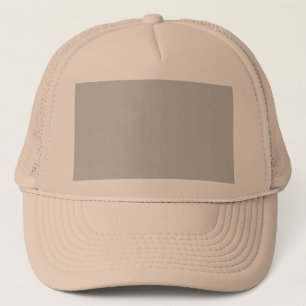 Light Gray, Gray Nickel Trucker Hat Truckerkappe