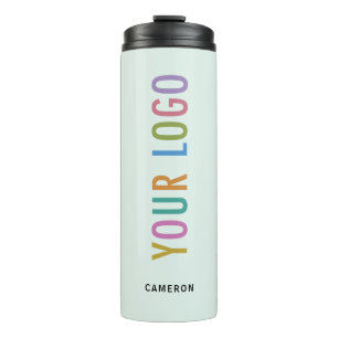 Light Green 12 oz Tumbler Business Logo bedruckt Thermosbecher