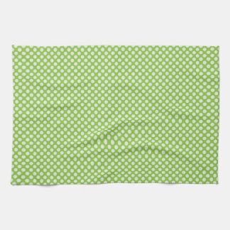 Light Green Polka Dots Handtuch