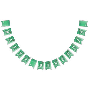 Light Green Princess Birthday Party Wimpelkette