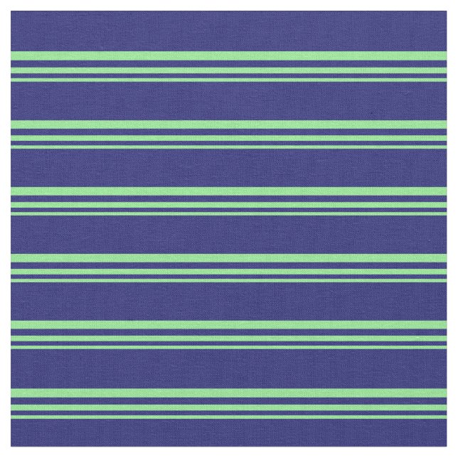 Light Green und Midnight Blue Colours Stoff (Nahaufnahme)
