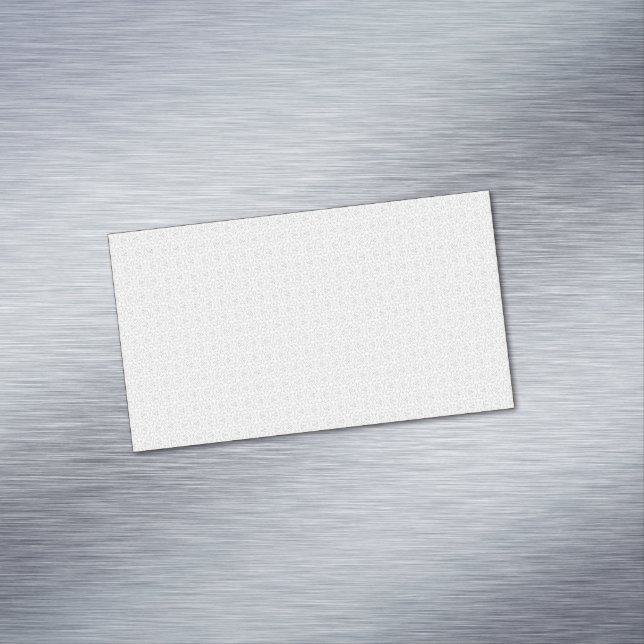 Light Grey Geometric Tile Pattern Magnetische Visitenkarte (Beispiel)