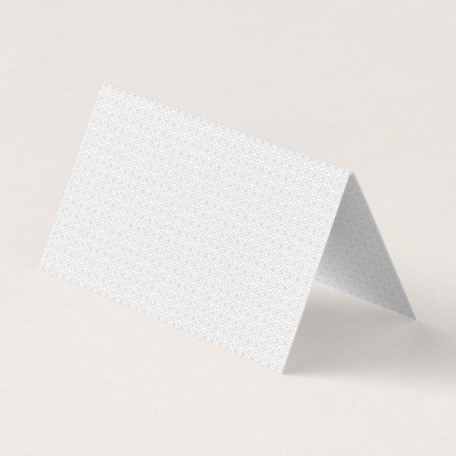 Light Grey Geometric Tile Pattern Visitenkarten (Rückseite)