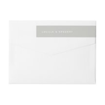Light Grey Minimalist First Names Wrap Around 