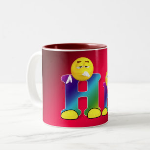 Light Heart Two-Tone-Kaffee-Tasse Zweifarbige Tasse
