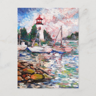 Light House Feiertagspostkarte