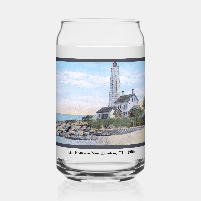 Light House New London CT  Dosenglas (Vorderseite)