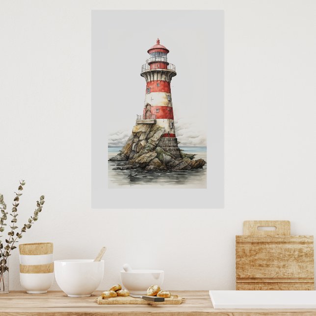 Light House Poster (Küche)