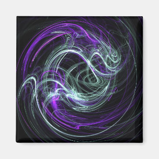 Light In - Violet & Indigo Wirbel Magnet