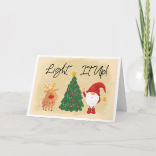 Light It Up Christmas Card Karte
