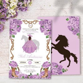 Light Lavender Western Charra Vestidos Quinceanera Einladung