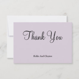 Light Lila Dankeschön Karten