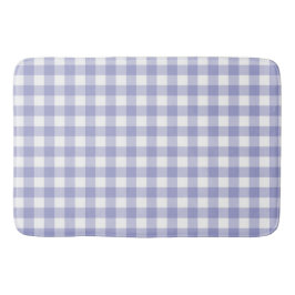 Light Lila Lavender Gingham Buffalo Karo Kariert Badematte