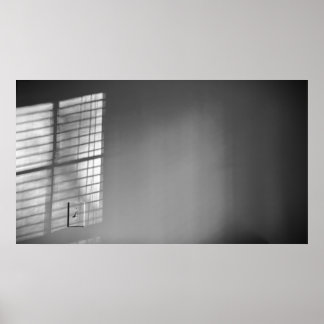 Light & Lines - noir, Poster