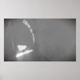 Light & Lines - noir, Poster