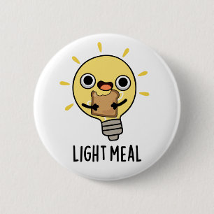 Light Meal Funny Electric Bulb Pun Button