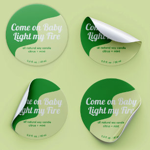 Light My Fire Modern Product Label Runder Aufkleber